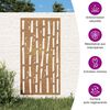 vidaXL Garden Wall Decoration 105x55 cm Corten Steel Bamboo Design