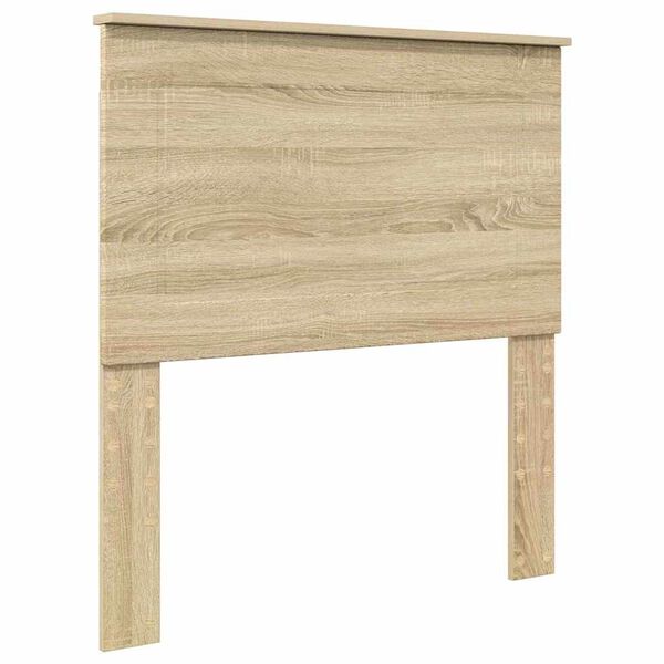 vidaXL Headboard with Headboard Sonoma Oak 75 cm Engineered Wood