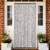 vidaXL Insect Curtain Brown and Beige 100x220 cm Chenille