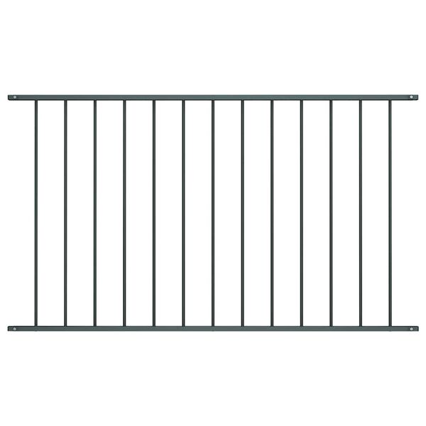 vidaXL Fence Panel Woerden Powder-coated Steel 1.7x1 m Anthracite