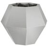 vidaXL Planter Silver 50 x 50 x 40 cm Stainless Steel