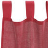 vidaXL Voile Curtains with Rod Pockets 2 pcs Wine Red