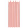vidaXL Voile Curtains with Loops 2 pcs Pink 140x260 cm
