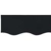 vidaXL Awning Valance Black 230 x 20 cm Canvas
