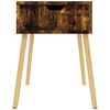 vidaXL Bedside Cabinets 2 pcs Smoked Oak 40x40x56 cm Engineered Wood