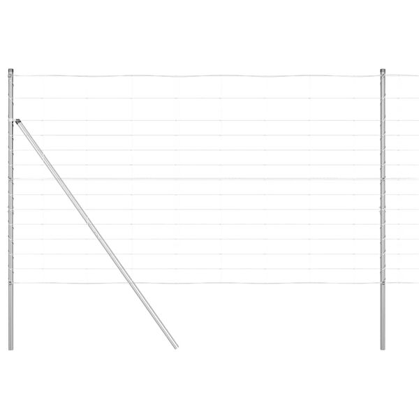 vidaXL Fence Post Galvanized 50 x 1.4 m Steel