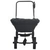 vidaXL Spreader Black 82 x 46 x 75 cm PVC and Steel
