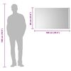 vidaXL LED Bathroom Mirror 100x60 cm