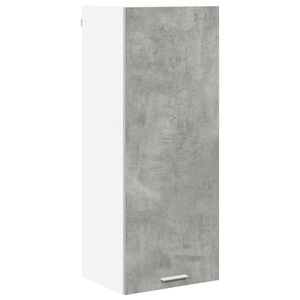 vidaXL Hanging Cabinet with Door Riga Concrete Grey 40 x 31 x 100 cm
