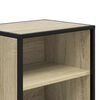 vidaXL Bedside Cabinet Sonoma Oak 40x31x50 cm Engineered Wood and Metal