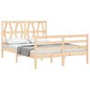 vidaXL Bed Frame without Mattress 140x200 cm Solid Wood