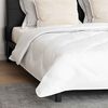 vidaXL Duvet with Pillow 3 pcs White Microfibre