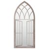 vidaXL Mirror | Sand | Iron, Glass | 100 x 45 cm | Decorative Inlays | Mirror