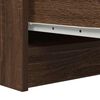 vidaXL Sideboard Brown Oak 29.5x34x76 cm Engineered Wood
