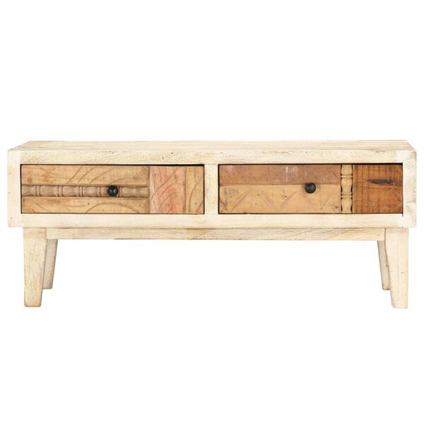 vidaXL Coffee Table 90x50x35 cm Solid Reclaimed Wood