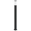 vidaXL Bollard Light with Sensor 110 cm Black IP44