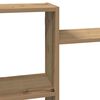 vidaXL Wall Shelf Artisian Oak 159x18x65 cm Engineered Wood