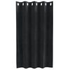 vidaXL Blackout Curtains 2 pcs Black 140 x 140 cm Velvet