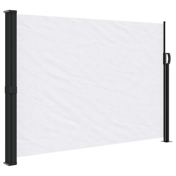 vidaXL Retractable Side Awning White 140x300 cm