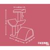 Kerbl Cat Tree Safari 83 cm Dark Brown