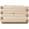 vidaXL Garden Planter 40x40x26.5 cm Solid Wood Pine