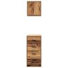 vidaXL Garage Cabinets 2 pcs Old Wood Engineered Wood