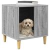 vidaXL Dog House Grey Sonoma 44 x 42 x 49 cm Engineered Wood