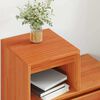 vidaXL Bedside Cabinet 2 pcs Wax Brown 60 x 34 x 51 cm Engineered Wood