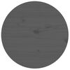 vidaXL Coffee Table Grey Ø 55x60 cm Solid Wood Pine