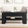 vidaXL Coffee Table Black Oak 102 x 55 x 45 cm Engineered Wood