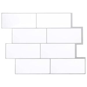 vidaXL Decorative Stickers 20 pcs White Grey 29 x 21 cm