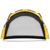 vidaXL Party Tent with LED and 4 Sidewalls 3.6x3.6x2.3 m Yellow