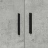 vidaXL Storage Cabinet 2 pcs Concrete Grey 127 x 41 x 40 cm