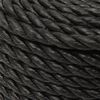 vidaXL Work Rope Black 20 mm 50 m Polypropylene
