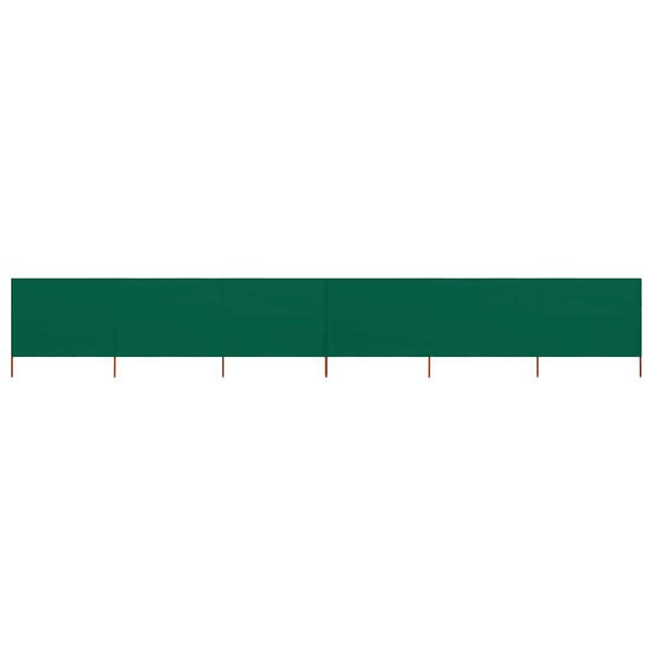 vidaXL 6-panel Wind Screen Fabric 800x160 cm Green