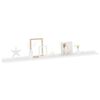 vidaXL Wall Shelves 2 pcs White 115x9x3 cm