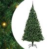 vidaXL Artificial Christmas Tree with 300 LEDs with Stand Green 210 cm