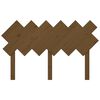 vidaXL Bed Headboard Honey Brown 132x3x81 cm Solid Wood Pine