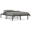 vidaXL Metal Bed Frame without Mattress Black 120x190cm