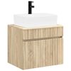 vidaXL Bathroom Furniture Set Sonoma Oak Engineered Wood