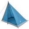 vidaXL Backpacking Tent Blue 2-Person 185T Polyester with PU Coating