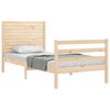 vidaXL Bed Frame without Mattress Small Single Solid Wood
