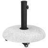 vidaXL Parasol Base Light Grey and Black 45 x 45 x 40 cm