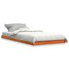 vidaXL Bed Frame without Mattress Wax Brown 90x190 cm Solid Wood Pine