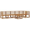 vidaXL Outdoor Sofa Set 7 pcs Natural Solid Acacia Wood