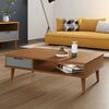 vidaXL Coffee Table MOLDE Brown 100x55x31 cm Solid Wood Pine