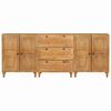vidaXL Sideboard 3 pcs Brown 60 x 33 x 75 cm Solid mango wood