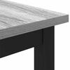 vidaXL Table Grey Sonoma 100 x 50 x 76.5 cm Engineered Wood and Steel