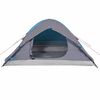 vidaXL Camping Tent Dome 4-Person Blue Waterproof