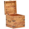 vidaXL Chest 40x40x40 cm Solid Acacia Wood